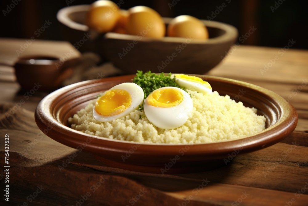 Cuscuz brasil: Traditional Brazilian couscous dish Cuscuz brasil: Traditional Brazilian couscous dish