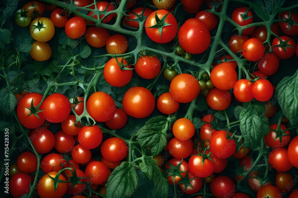 red and green tomatoes
