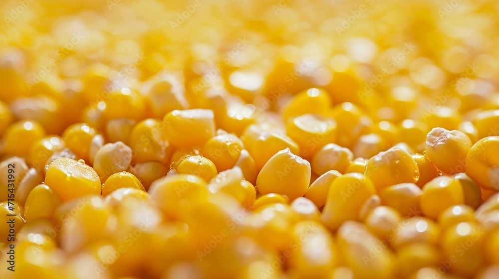 Close-up of yellow corn grains Close-up of yellow corn grains