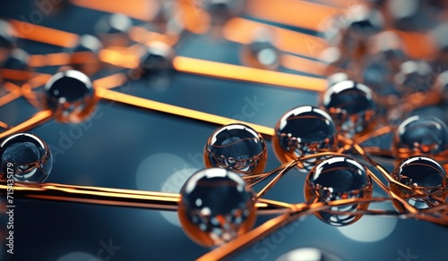 aluminum and red molecule isolated nanotube