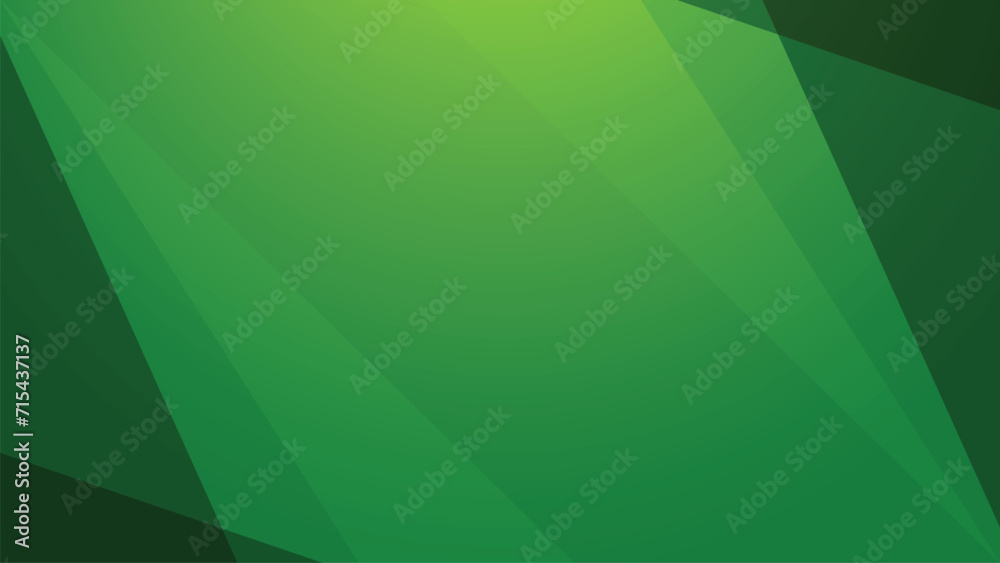 Abstract green geometric shapes background with screen, multiply, and ...