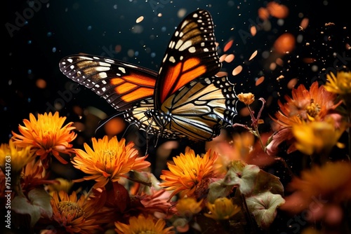 flowers and butterflies photography