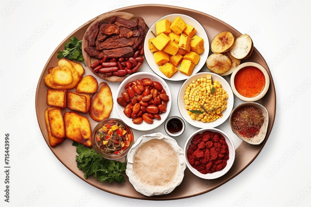 Brazilian Food: A TopView Delight