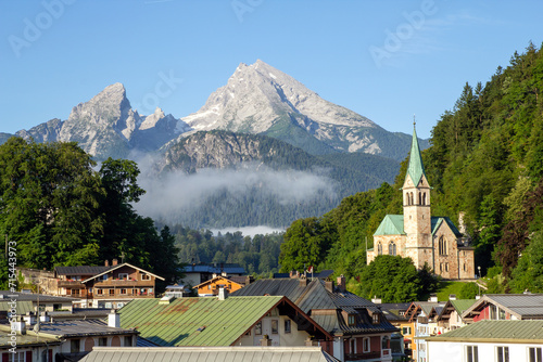 Berchtesgaden, Watzmann, Christuskirche  photo