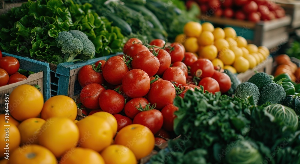 resh produce for the weekend kitchen.