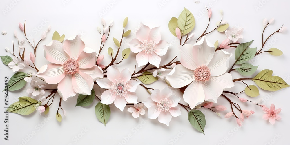 Realistic Flower Background Realistic Flower Background