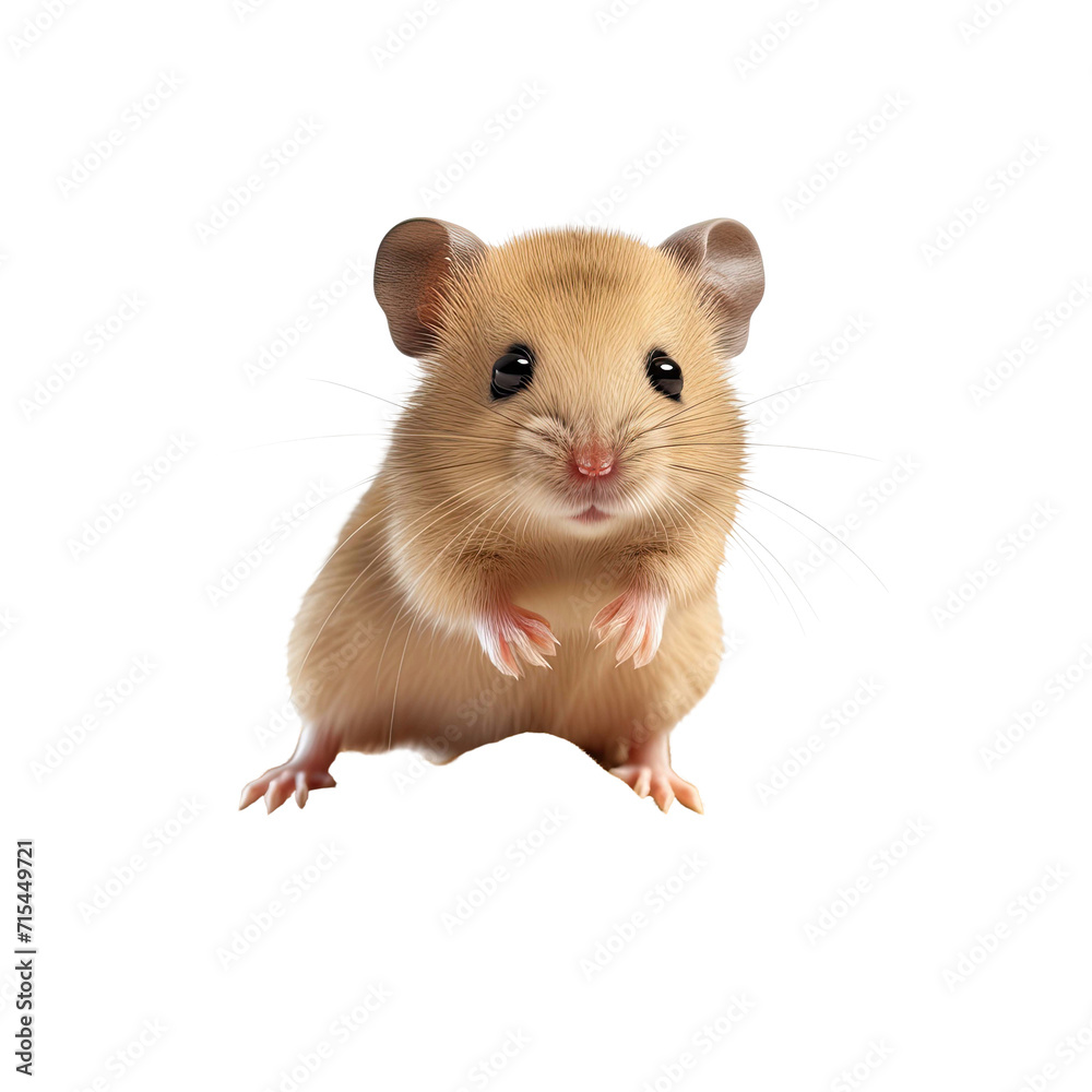 Sand Mouse isolated on transparent background