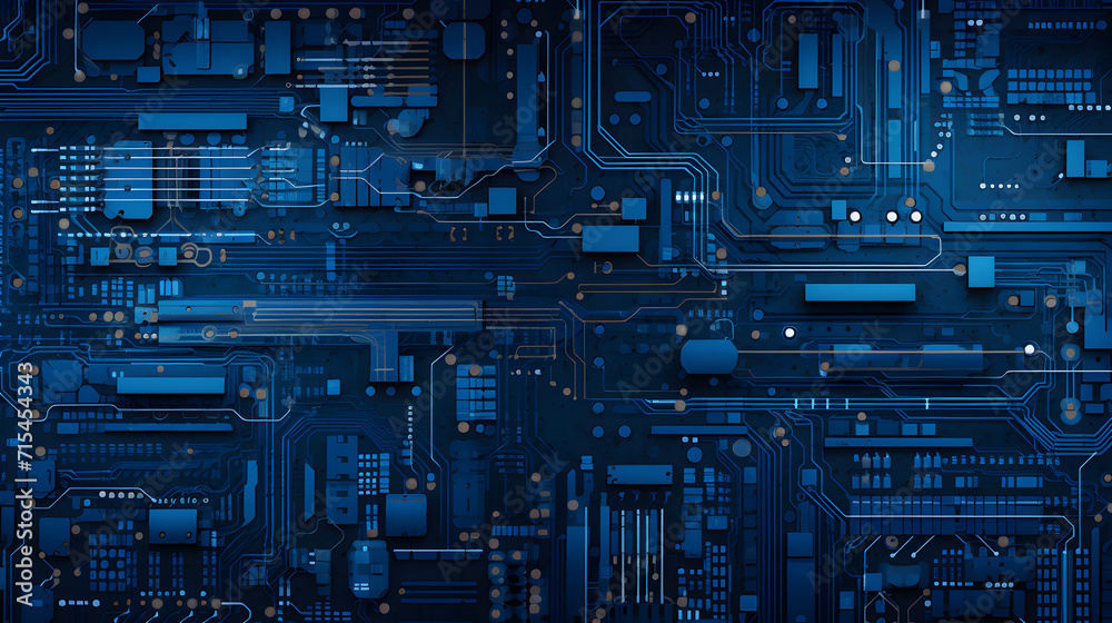 Circuit board background with abstract technology chip processor ...