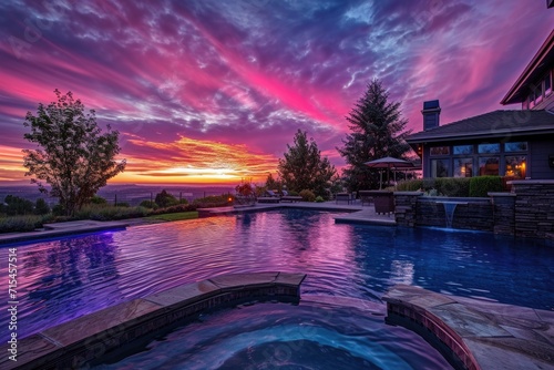 Twilight Oasis  A Luxurious Backyard Retreat
