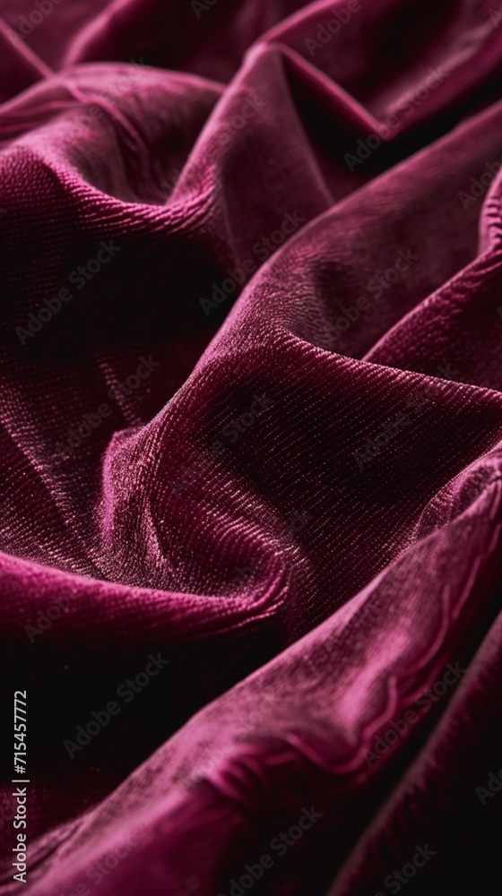 A detailed shot of a luxurious velvet texture on a vintage-inspired evening dress, capturing the timeless elegance of the fabric.