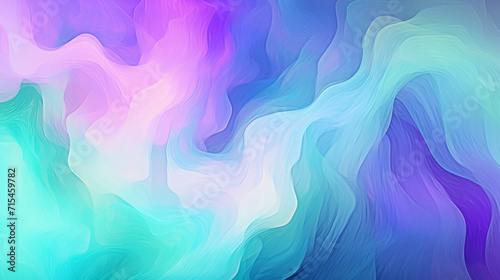 Soothing Abstract Wavy Background in Gradient Blue and Purple Tones
