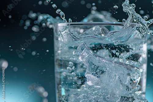 The exhilarating splash of cooling hydration © Veniamin Kraskov