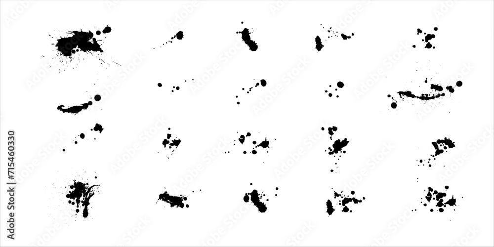 ink splater element grunge liquid drop