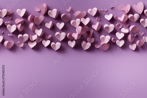 Seamless pattern Paper hear...