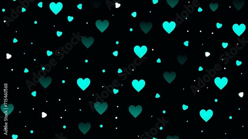 Seamless pattern with blue ...