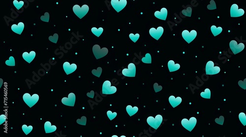 Seamless pattern with blue ...