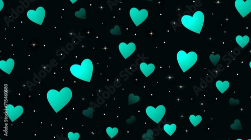 Seamless pattern with blue ...