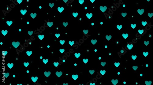 Seamless pattern with blue ...