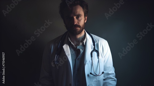 doctor day background with Stethoscope copy space