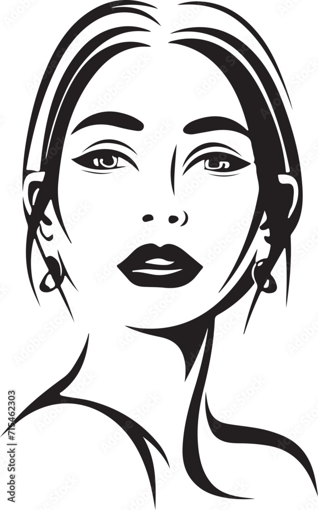 Woman profile line icon. Face, cosmetology, beautician. Beauty care concept. Can be used for topics like beauty salon, dermatology, aesthetic procedure Woman profile line icon. Face, cosmetology, beautician. Beauty care concept. Can be used for topics like beauty salon, dermatology, aesthetic procedure