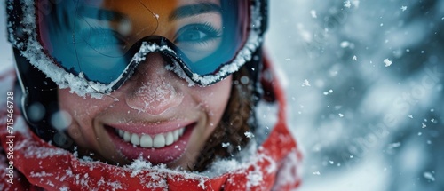 snow skiing with a smile on your face.