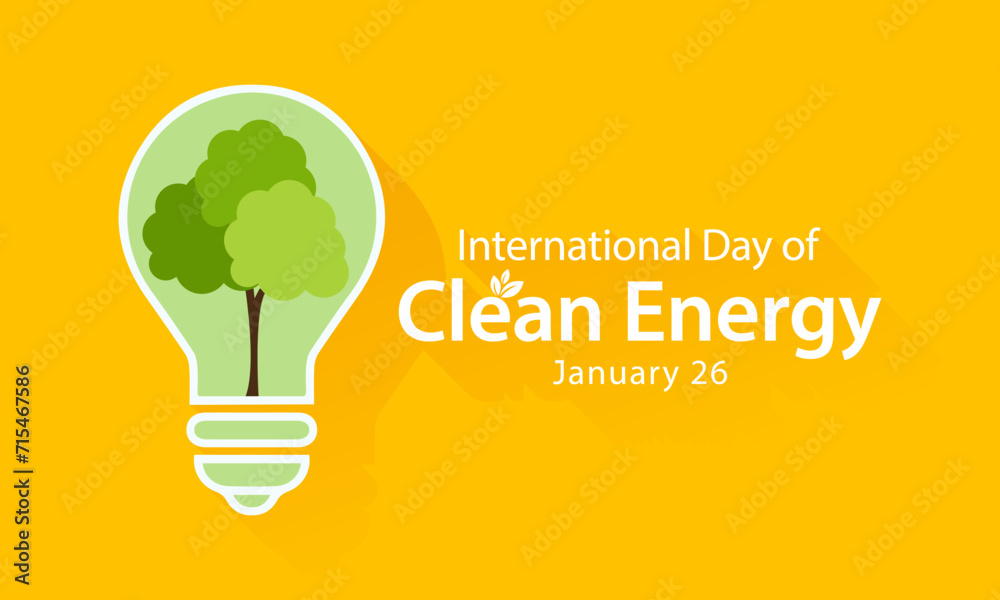 International day of clean energy is observed every year on January 26 ...
