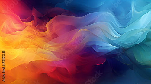 Vibrant Color Wave Gradient as an Abstract Background.