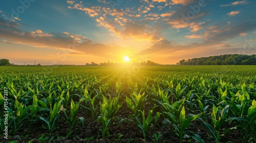 Corn plants in the morning © JH45