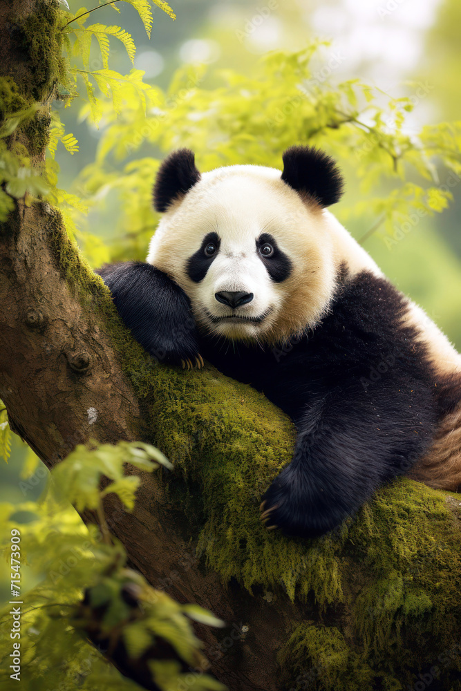 Fototapeta premium funny panda bear6