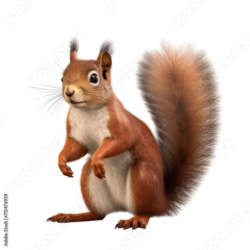 Squirrel clip art © Brain