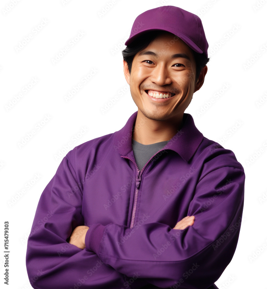 happy happy home delivery delivery man smiles. happy happy home delivery delivery man smiles.