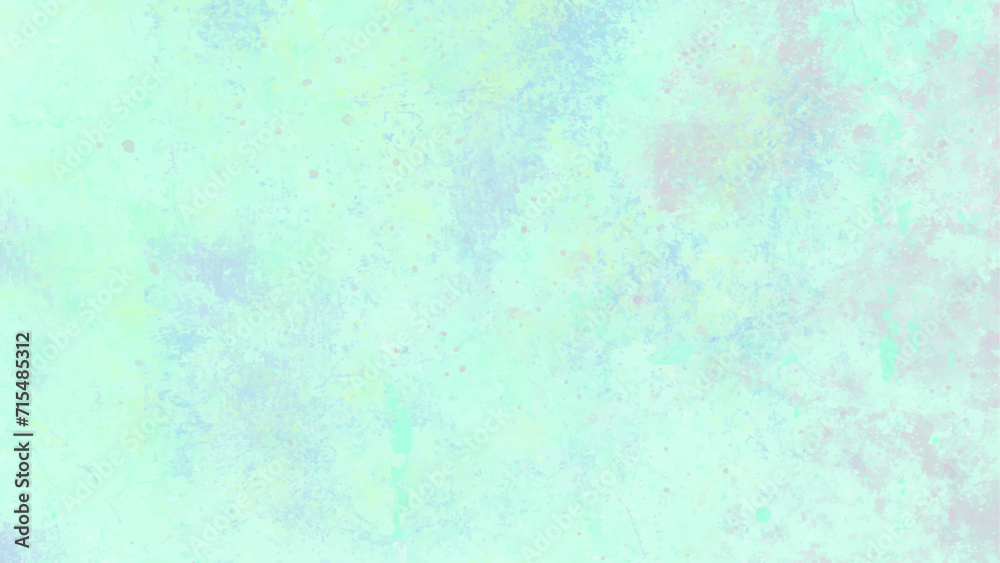 Distressed turquoise grunge texture background, vector