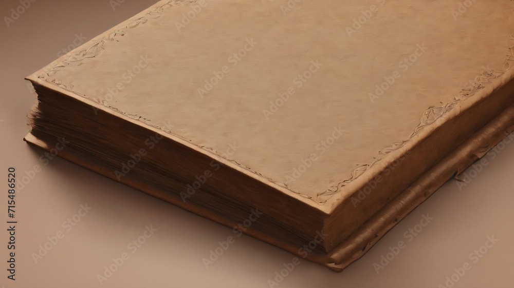 Obraz premium Craft texture brown journal note