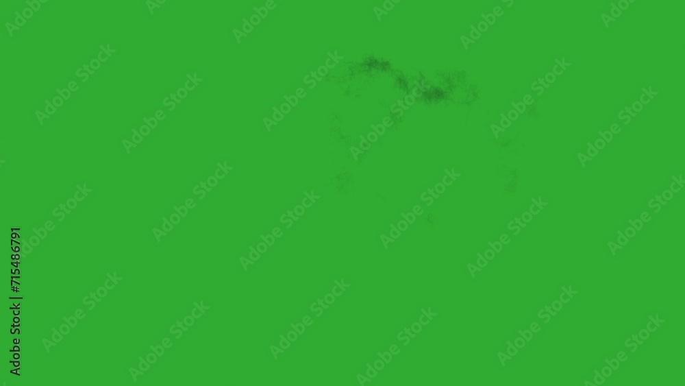 Battle ship muzzle flash on green screen and black background with alpha channel Battle ship muzzle flash on green screen and black background with alpha channel