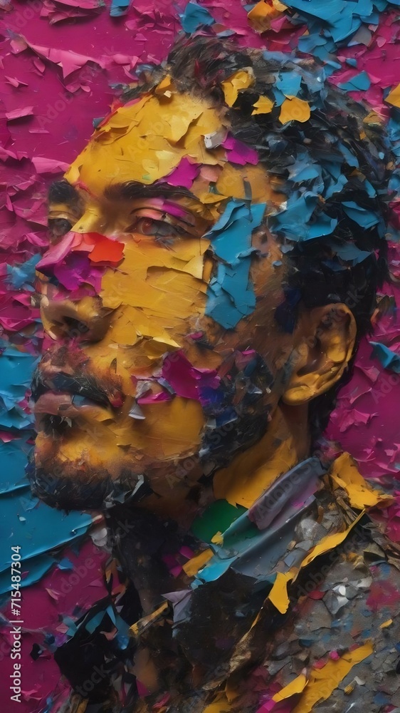 Obraz premium Torn posters