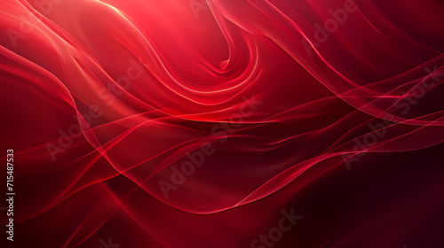 Abstract Dark Red Curve Background. generative ai