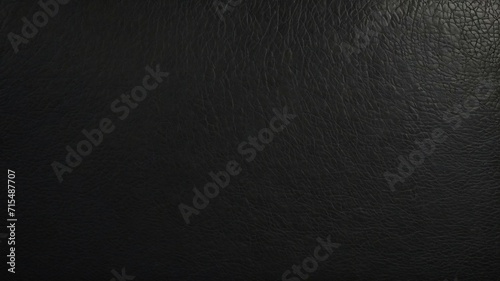 Original black leather texture background photo