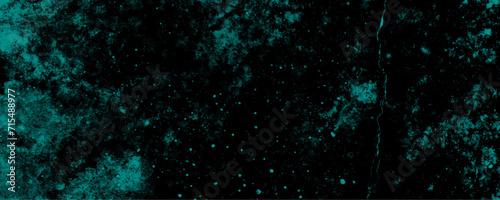 Scratch grunge urban background, distressed turquoise grunge texture on a dark background, vector