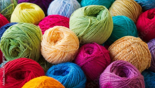 Yarn Fiesta: Piled High with a Spectrum of Colors"