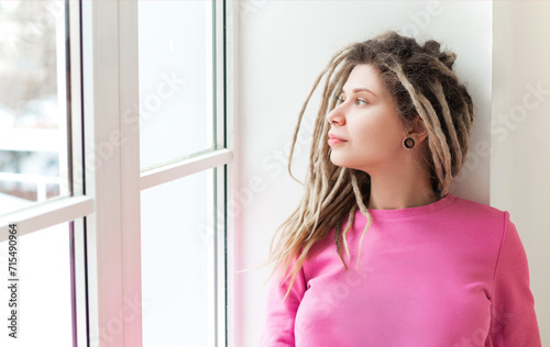 Real caucasian woman with dreadlocks hairstyle Free Download Real caucasian woman with dreadlocks hairstyle - GFXLoad