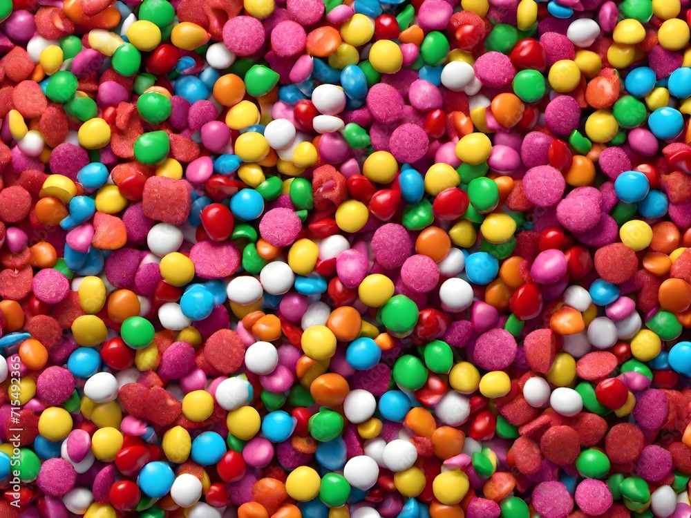 Fototapeta premium Candy Background Very Cool