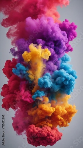 Colour smoke background