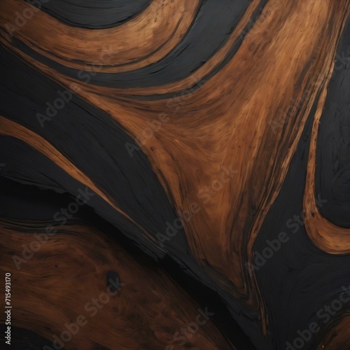 Abstract and rustic black surface