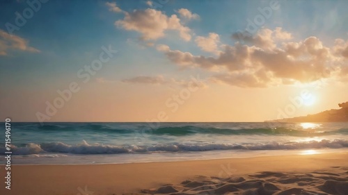 Summer beach background shot in bokeh style © Wix