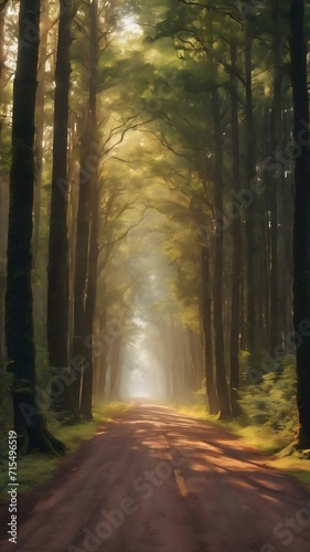 Road in forest