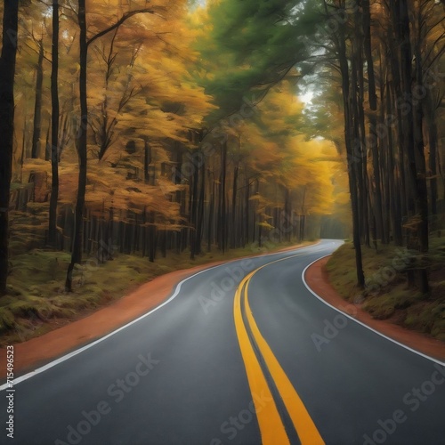 Road in forest