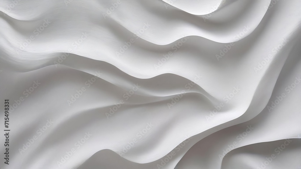 Fototapeta premium Abstract white color canvas wallpaper textures and surface