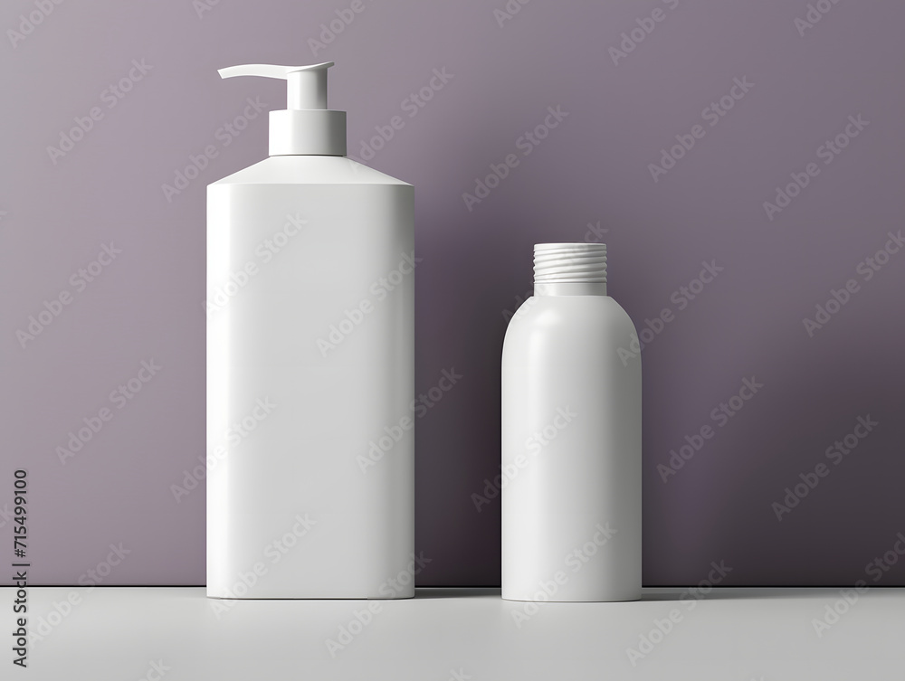 3D blank cosmetic product packaging mockup 3D blank cosmetic product packaging mockup