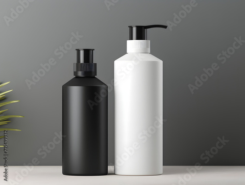 3D blank cosmetic product packaging mockup © tanjidvect