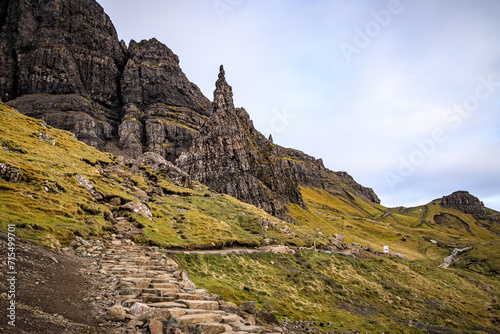 Ascending the Path to the Majestic Man of Storr